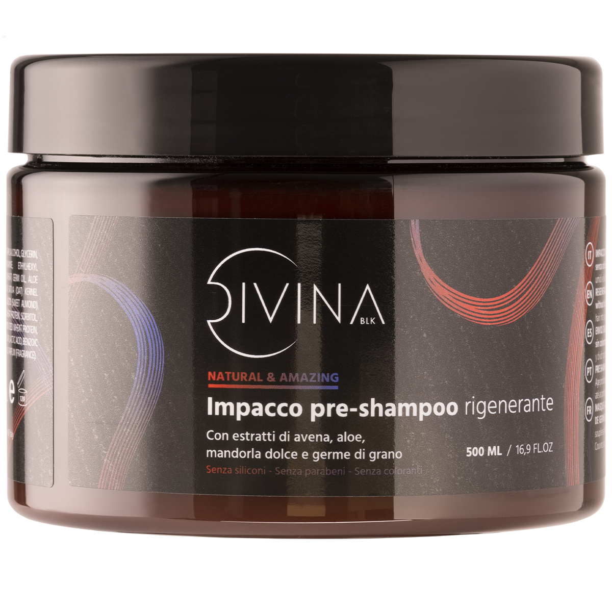 DIVINA BLK Impacco Pre-Shampoo Rigenerante 500 ml