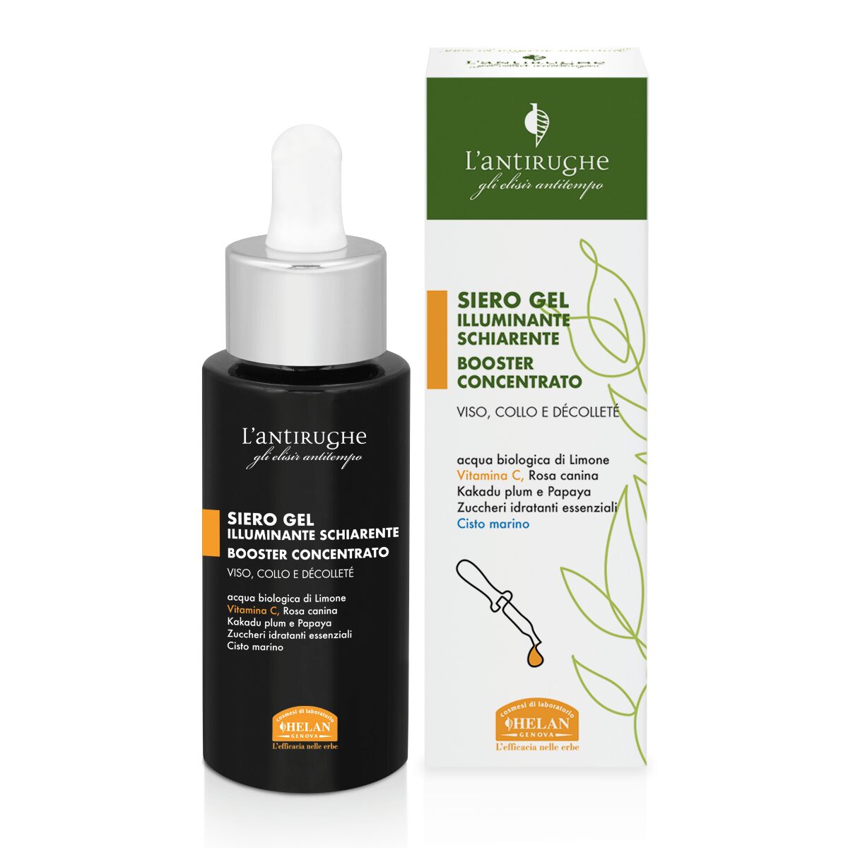 ELISIR ANTITEMPO - L'Antirughe Siero Gel Illuminante Schiarente Booster Concentrato